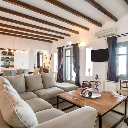 Вилла Faragas Luxury Retreat Views Парос